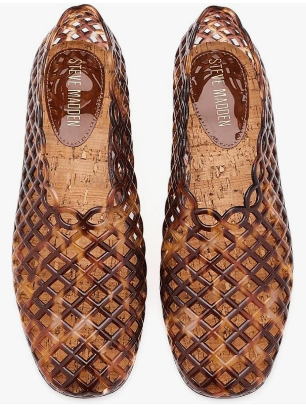 Steve Madden Tortoise Jelly Flat